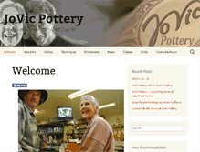 Tablet Screenshot of jovicpottery.com